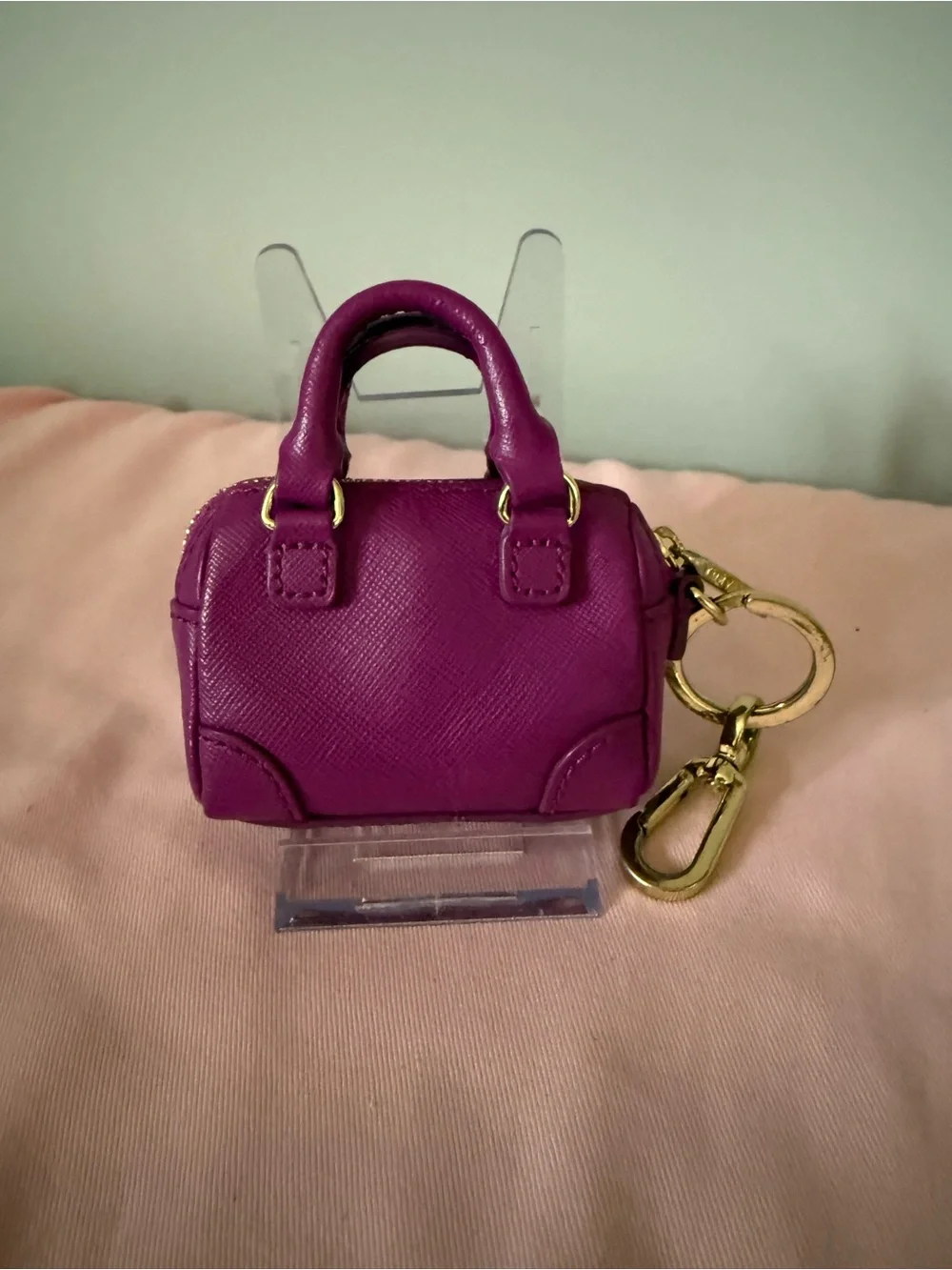 Tory Burch Mini Satchel Bag Charm